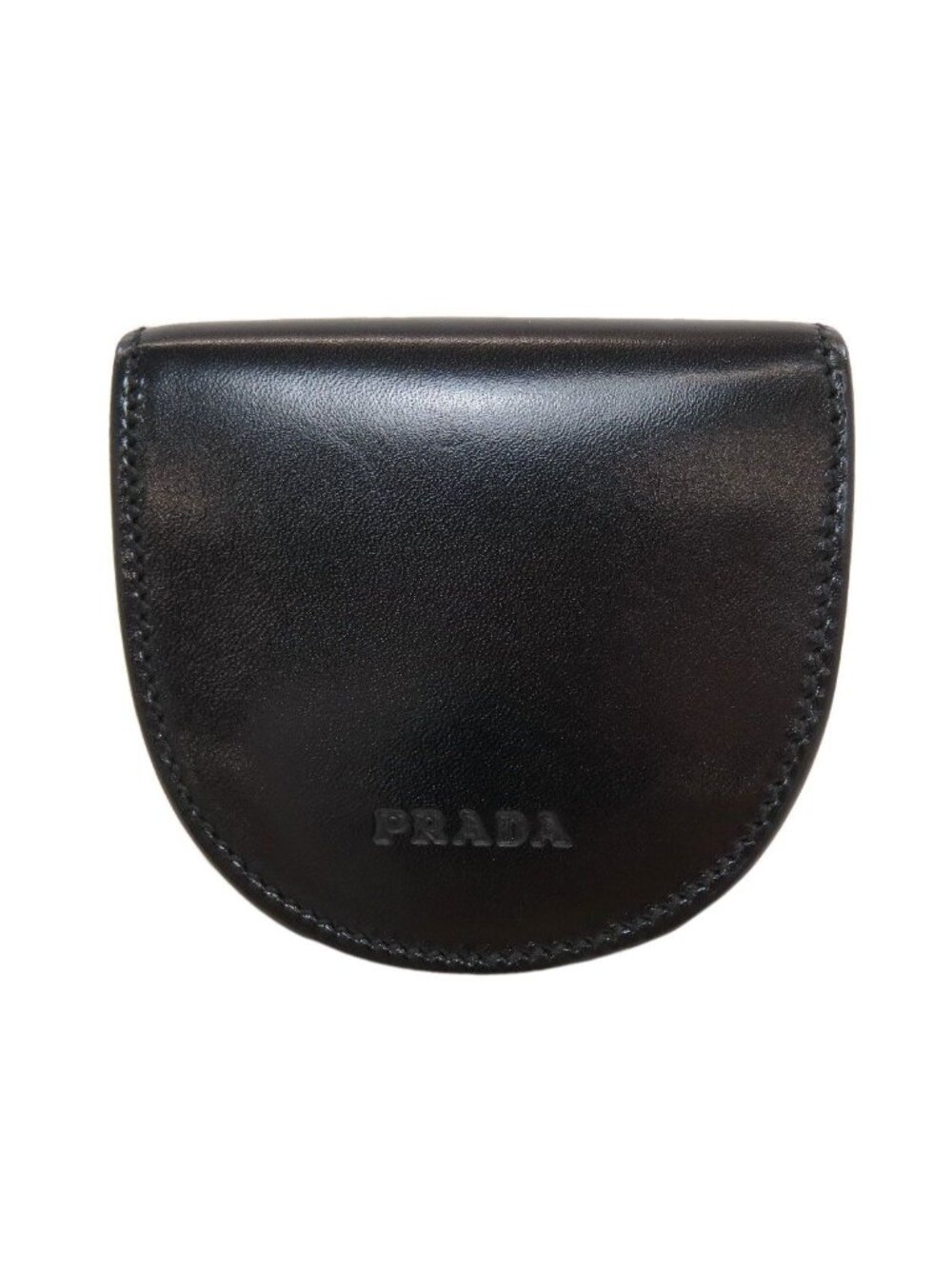 Prada Logo Coin Case Calf